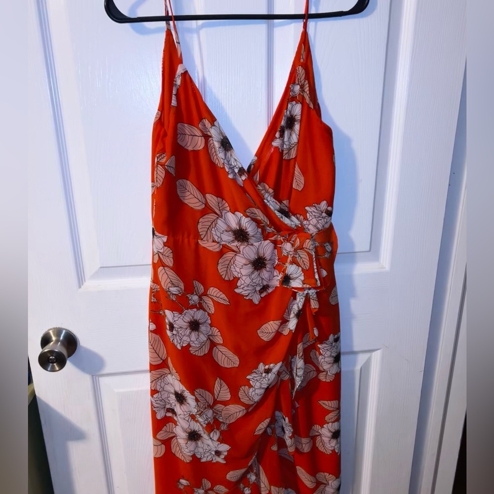 Bardot Floral Midi Dress